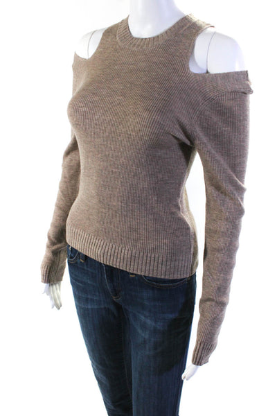 Hudson Womens Crewneck Cutout Sweater Size 6 15873522