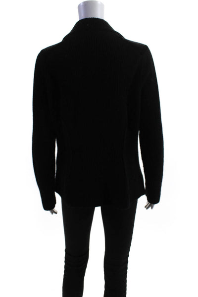 Sonia Rykiel Womens Button Down Cardigan Sweater Black Wool Size EUR 44