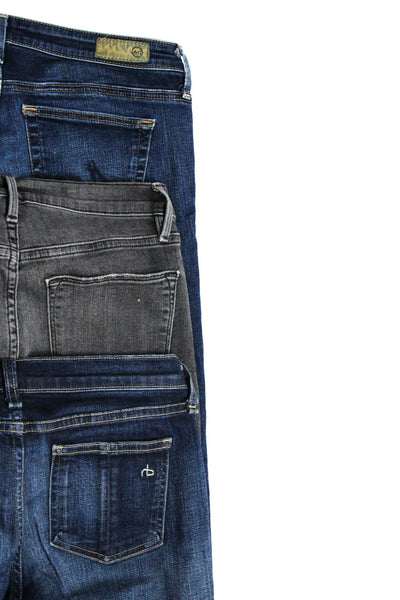 AG Adriano Goldschmied Frame Rag & Bone Jean Womens Skinny Jeans 25 27 Lot 3