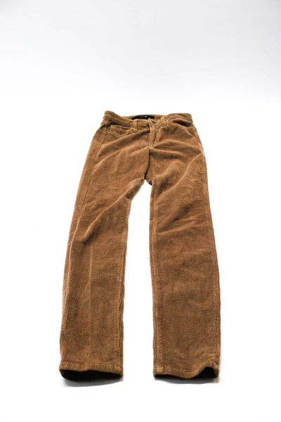 Joes J Brand Womens Brown Corduroy Mid-Rise Skinny Leg Pants Size 26 lot 2