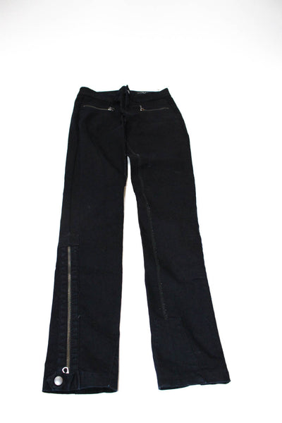 Rag & Bone Current/Elliott Womens Black Zip Ankle Skinny Jeans Size 25 lot 2