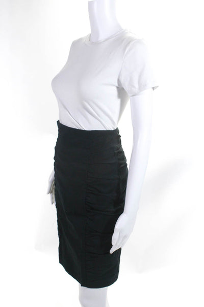 Nanette Lepore Women's Knee Length Pencil Skirt Navy Size 4