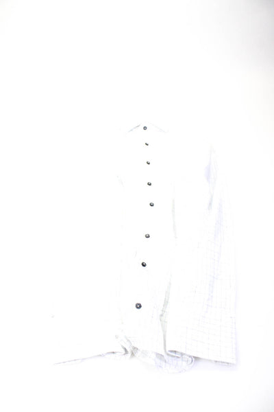 Club Monaco Taccaliti Mens Cotton Floral Button Up Shirts Gray Size XS S Lot 2