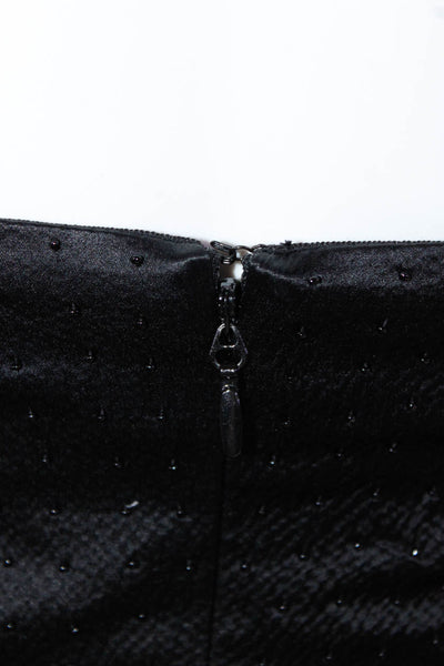 BCBGMAXAZRIA Women's Strapless Embellished Mini Dress Black Size XXS