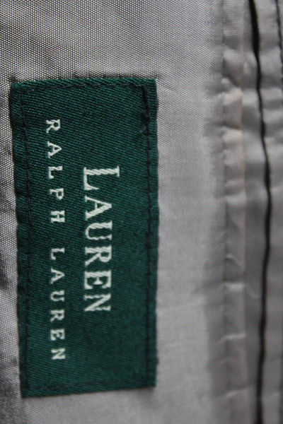Lauren Ralph Lauren Mens Striped Print Darted Buttoned Blazer Beige Size EUR44