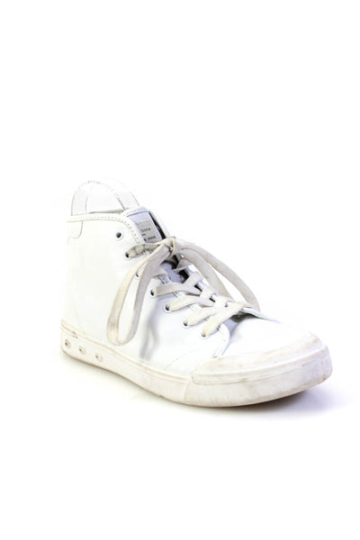 Rag & Bone Womens Round Toe Lace-Up Tied High Top Sneakers White Size EUR39