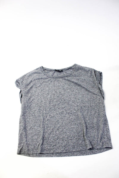 Topshop Helmut Lange Womens Round Neck Short Sleeve T-Shirt Gray Size 6 P Lot 2