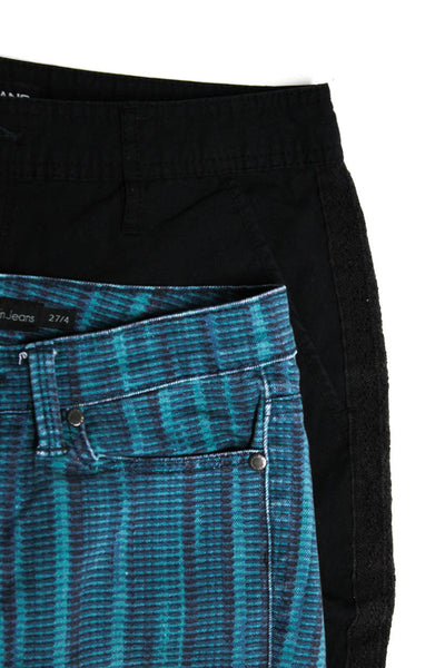 Calvin Klein Jeans DKNY Women's Skinny Jeans Shorts Blue Black Size 4 Lot 2