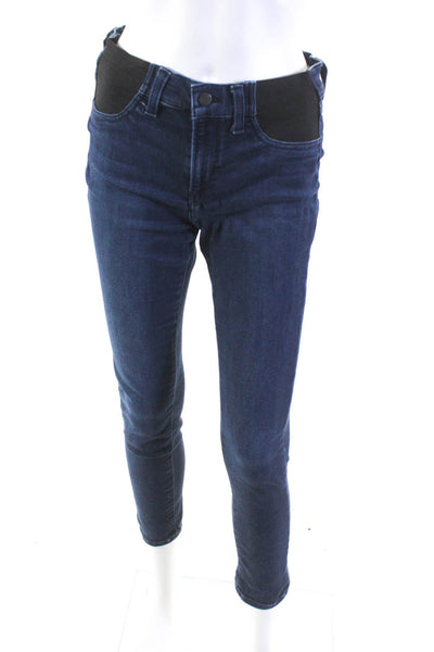 Joe's Collection Womens Stretch Cotton Blend Mid-Rise Skinny Jeans Blue Size 28