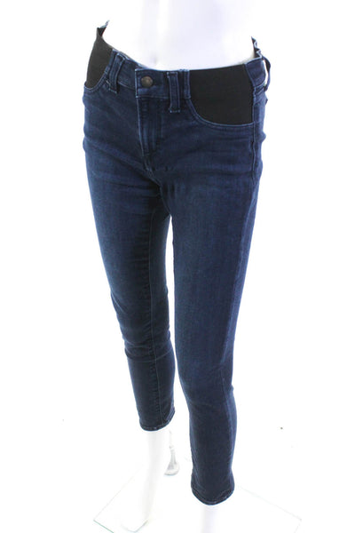Joe's Collection Womens Stretch Cotton Blend Mid-Rise Skinny Jeans Blue Size 28