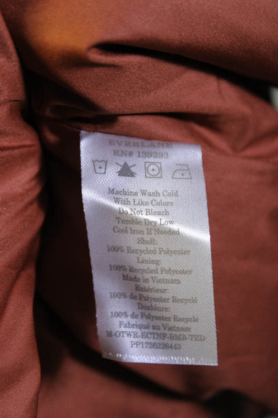 Everlane Mens The ReNew Fleece Bomber  Black Size B
