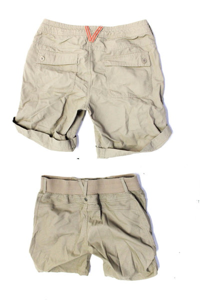 The North Face Athleta Womens Mid-Rise Casual Shorts Khaki Tan Size 00 0 Lot 2