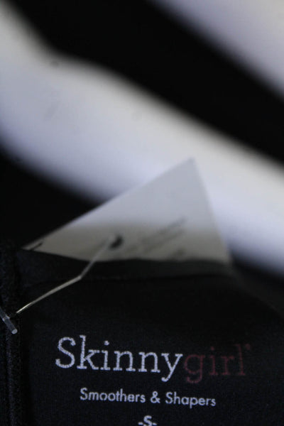 Skinny Girl Solutions Women's Scoop Neck Shapewear Tank Top Black Size S
