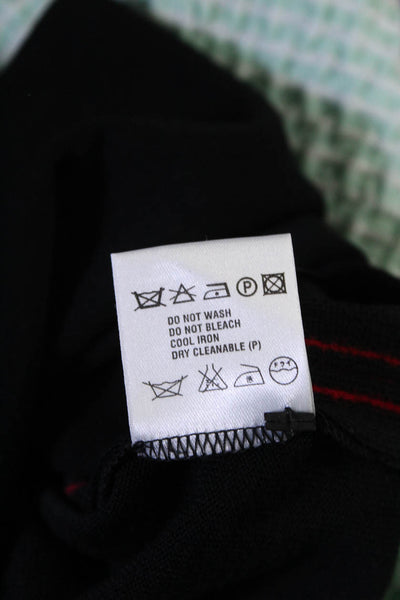 Escada Womens Turtleneck Sleeveless Sweater Vest Black Wool Size EU 36