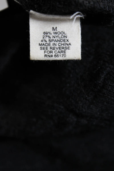 Moth Anthropologie Women's Scoop Neck Wool Blend Mini Dress Gray Size M