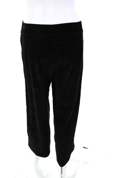 Avenue Montaigne Womens Wide Leg High Rise Pull On Pants Black Size 6