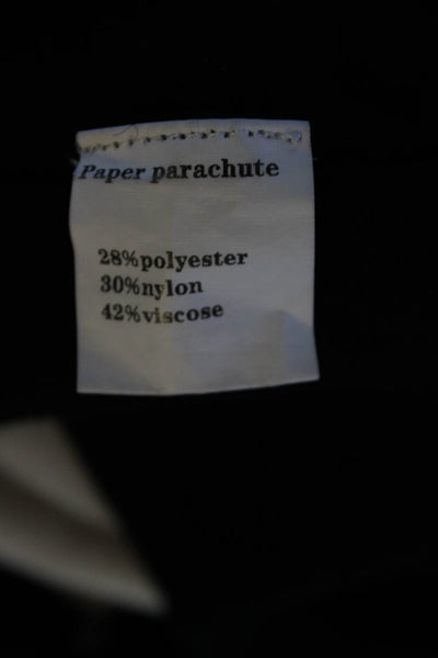 Paper Parachute Womens Colorblock Print Turtleneck Sweater Top Multicolor Size M