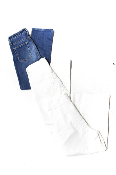 AG Adriano Goldschmied Zara Womens Straight Jeans Pants Blue Size XS 24 25 Lot 3