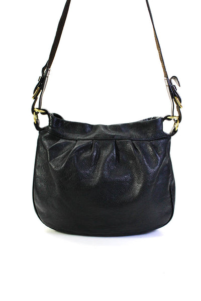 Mulberry Women's Snap Closure Shoulder Handbag Black Size M