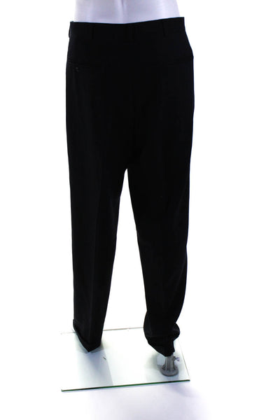 Pierre Cardin Mens Navy Striped Double Breasted Blazer Pants Suit Set Size 42