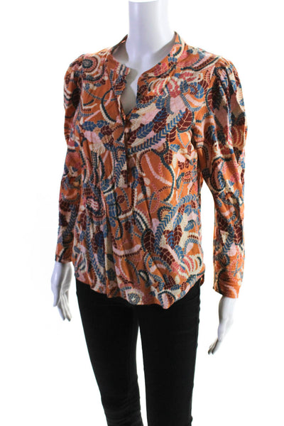 ALC Women's Round Neck Long Sleeves Multicolor Size 4