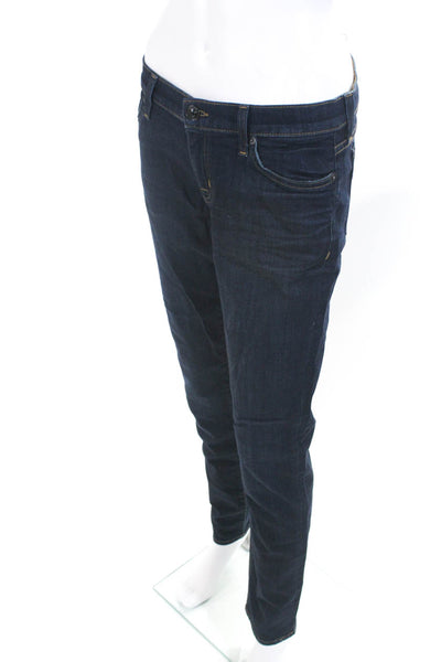Hudson Womens Zipper Fly High Rise Dark Wash Skinny Jeans Blue Size 29