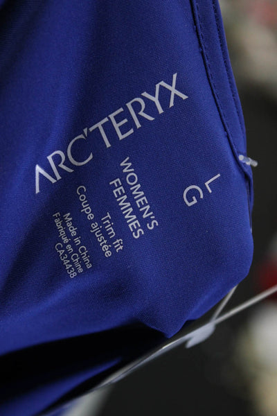 Arcteryx Womens Scoop Neck Drawstring Drop Waist Tank Dress Purple Size Large