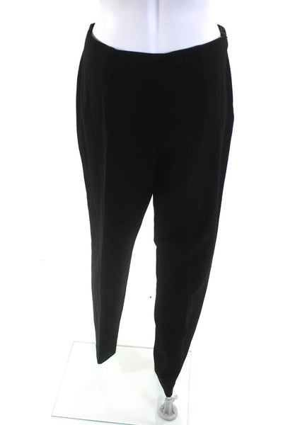 Fabrizio Gianni Women's Zip Closure Straight Leg Dress Pant Black Size 8