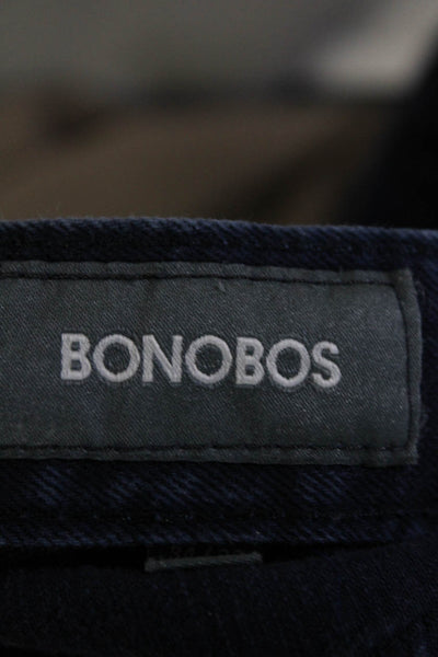 Bonobos Mens Athletic Straight Leg Jeans Blue Cotton Size 34X32
