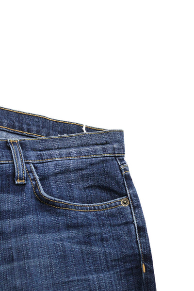 Current/Elliott Womens Mid Rise Let Out Hem Jeans Blue Cotton Size 29