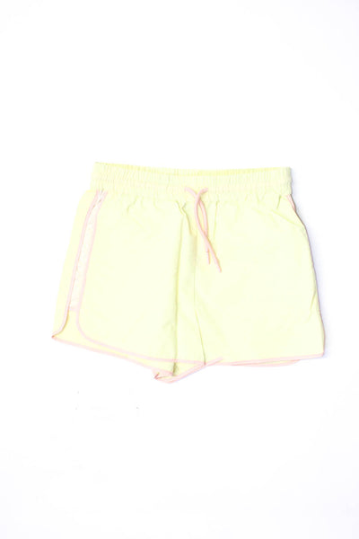 JBD Zara Womens Denim Athletic Shorts Pants Blue Yellow White Size S XS 2 Lot 3