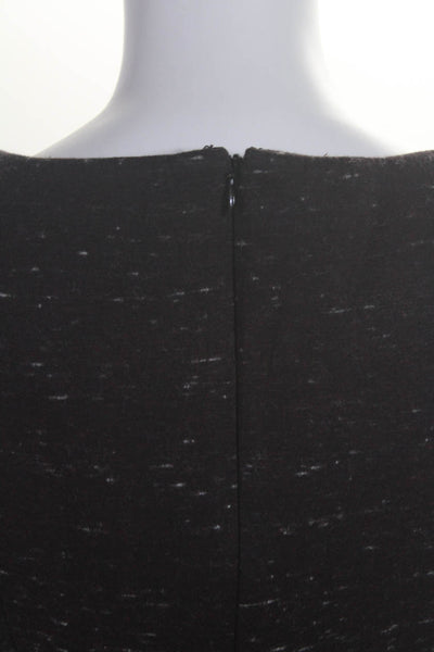 Obakki Womens Spotted Print Darted Sleeveless Zipped Midi Dress Brown Size 8