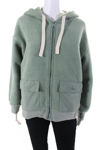 Madewell Womens Faux Sherpa Zip Jacket Size 2 14789107