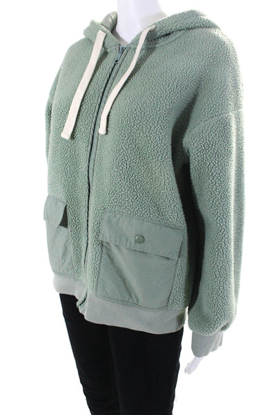 Madewell Womens Faux Sherpa Zip Jacket Size 2 14789107