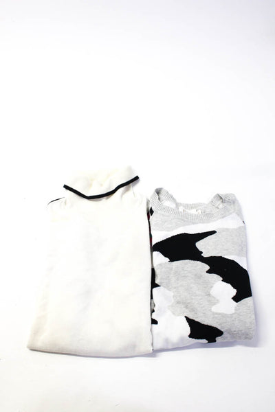 Etcetera Edinburgh Knitwear Womens Camo Turtleneck Sweater Size Medium Lot 2