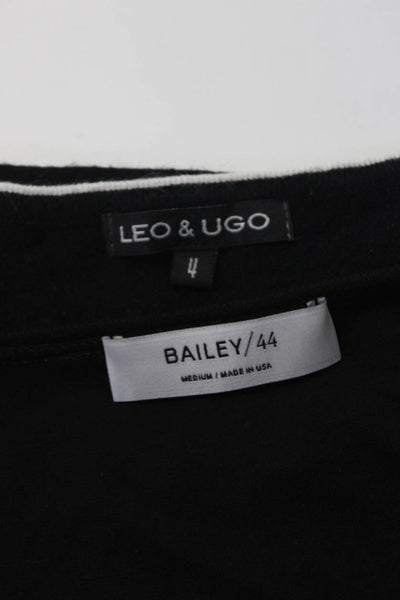 Bailey 44 Leo & Ugo Womens Pleated Chiffon Beaded Sweater Blouse 4 Medium Lot 2