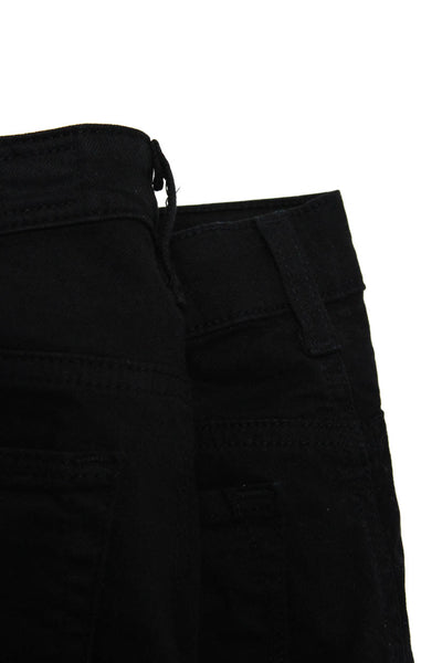 AG Adriano Goldschmied J Brand Womens Prima Jeans Black Size 24 25 Lot 2