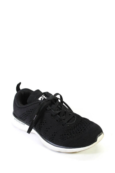 APL: Athletic Propulsion Labs Womens Lace Up Techloom Sneakers Black Size 6