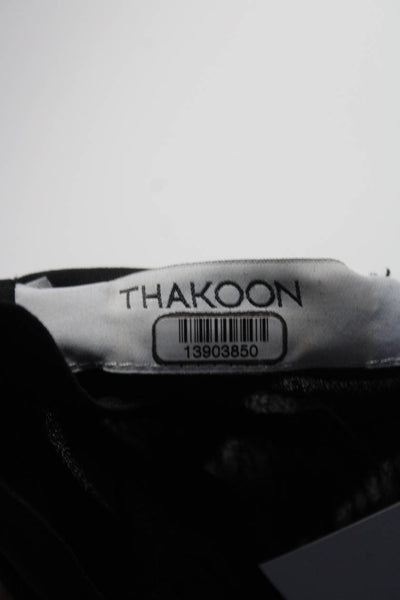 Thakoon Collective Womens Button Front V Neck Top Size 10 13903850