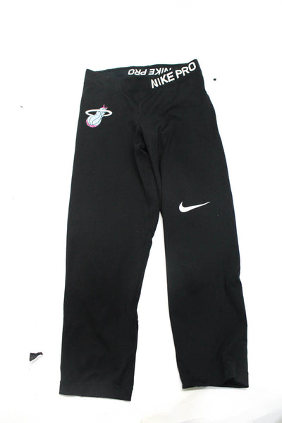 Lululemon Nike Womens Mid-Rise Capri Leggings Pants Gray Black Size 6 XS Lot 2