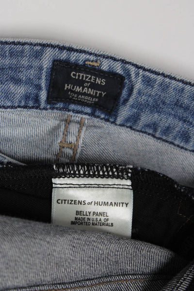 Citizens of Humanity Women's Medium Wash Distress Skinny Pant Size 24 Lot 2
