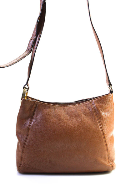Michael Michael Kors Womens Adjustable Strap Grain Leather Shoulder Handbag