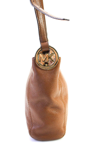 Michael Michael Kors Womens Adjustable Strap Grain Leather Shoulder Handbag