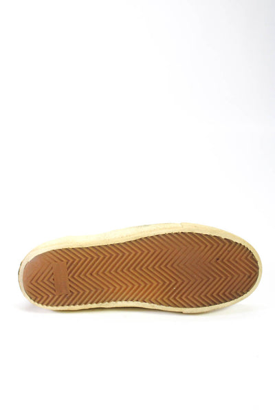 Saint Laurent Women's Round Toe Slip-On Rubber Sole Shoe Black Size 7