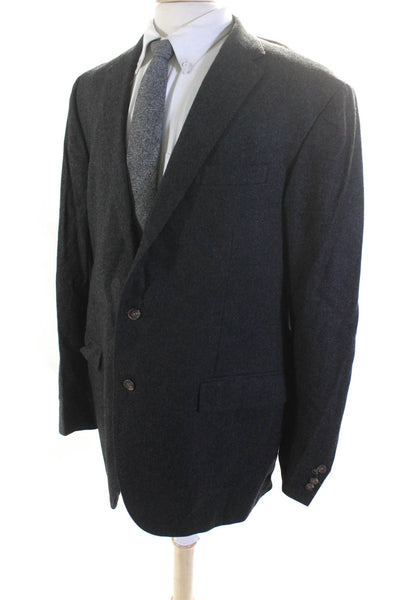 Polo Ralph Lauren Men's Wool Two-Button Lined Blazer Jacket Gray Size 42
