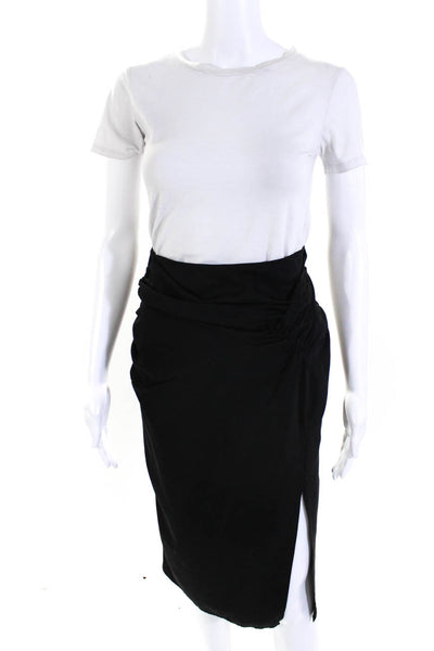 Zara Women's Zip Closure Ruffle A-Line Midi Skirt Brown Size S Lot 3