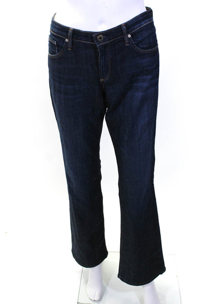 AG Womens Olivia Skinny Boot Cut Mid Rise Jeans Pants Dark Blue Size 30