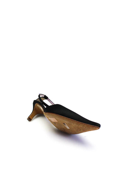 Giuseppe Zanotti Design Womens Pointed Toe Ankle Strap Heels Black Size 36 6