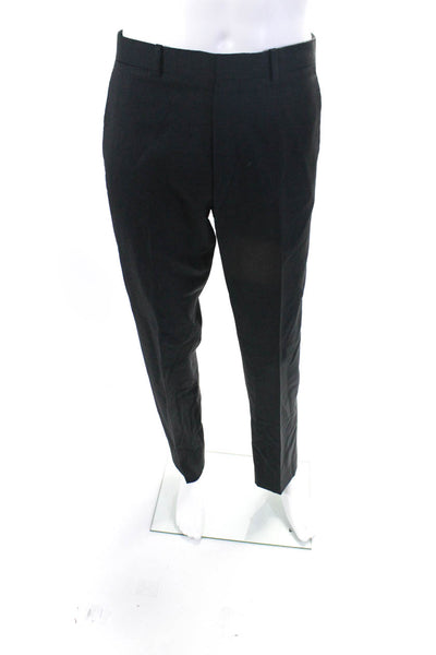 Theory Men's Flat Front Straight Leg Darted Dress Pant Black Size 34