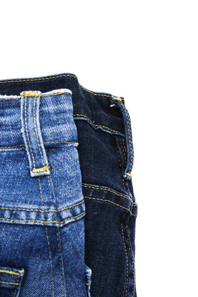 L'Agence Womens Cotton Denim Low-Rise Slim Fit Marcelle Jeans White Size 28